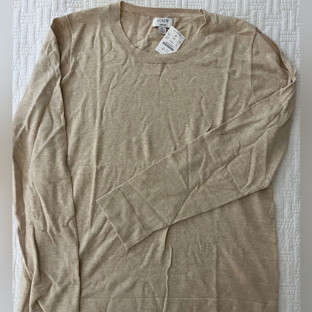 JCrew Factory Cotton Teddie sweater